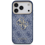 Guess iPhone 17 Pro/iPhone 18 Pro Kuori 4G Classic Logo Sininen