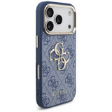 Guess iPhone 17 Pro/iPhone 18 Pro Kuori 4G Classic Logo Sininen