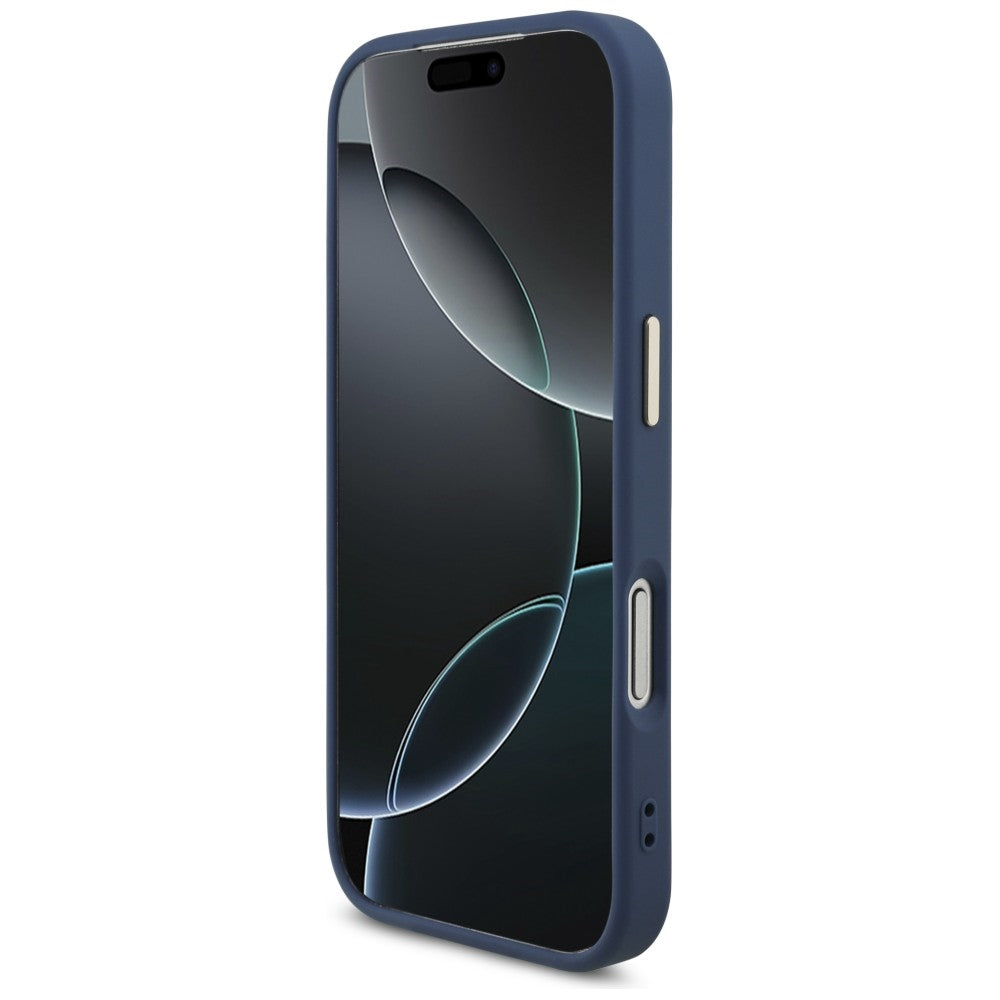 Guess iPhone 17 Pro/iPhone 18 Pro Kuori 4G Classic Logo Sininen
