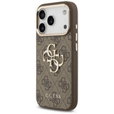 Guess iPhone 17 Pro/iPhone 18 Pro Kuori 4G Classic Logo Ruskea