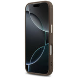 Guess iPhone 17 Pro/iPhone 18 Pro Kuori 4G Classic Logo Ruskea