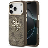 Guess iPhone 17 Pro Max/iPhone 18 Pro Max Kuori 4G Classic Logo Ruskea