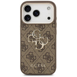 Guess iPhone 17 Pro Max/iPhone 18 Pro Max Kuori 4G Classic Logo Ruskea