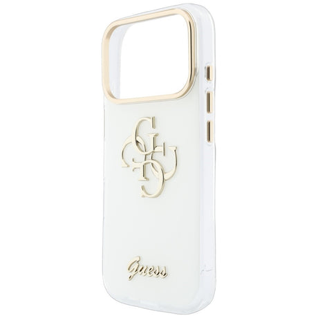 Guess iPhone 17 Pro Max/iPhone 18 Pro Max Kuori 4G Script Valkoinen