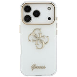 Guess iPhone 17 Pro/iPhone 18 Pro Kuori 4G Script Valkoinen