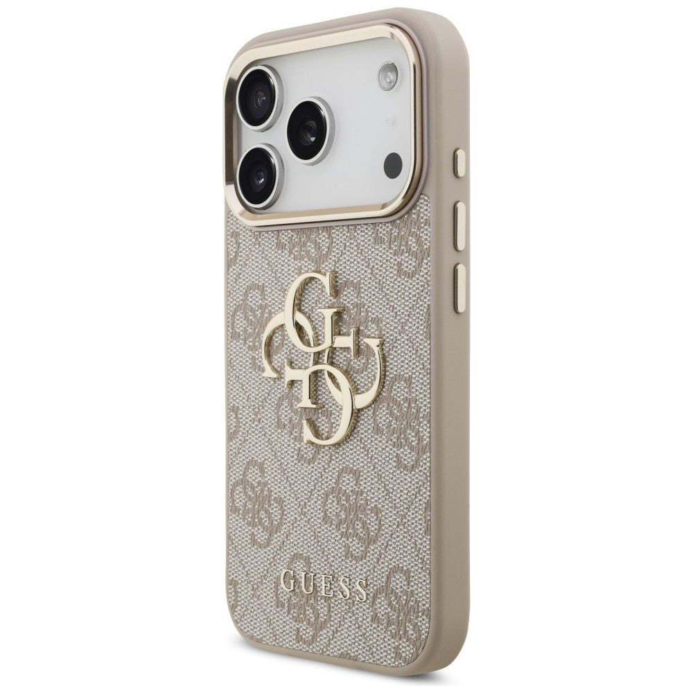 Guess iPhone 17 Pro/iPhone 18 Pro Kuori 4G Classic-logo Vaaleanpunainen