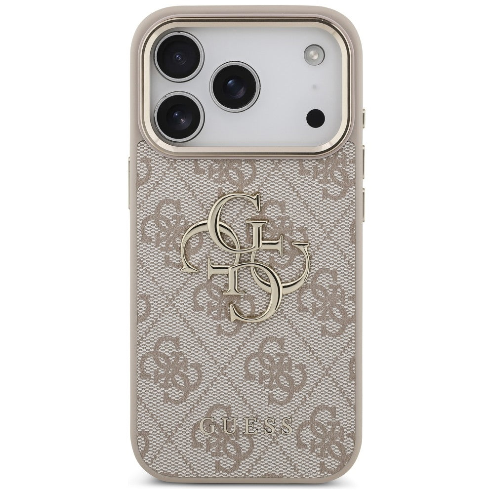 Guess iPhone 17 Pro/iPhone 18 Pro Kuori 4G Classic-logo Vaaleanpunainen