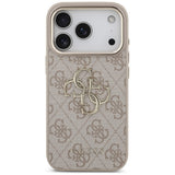 Guess iPhone 17 Pro/iPhone 18 Pro Kuori 4G Classic-logo Vaaleanpunainen