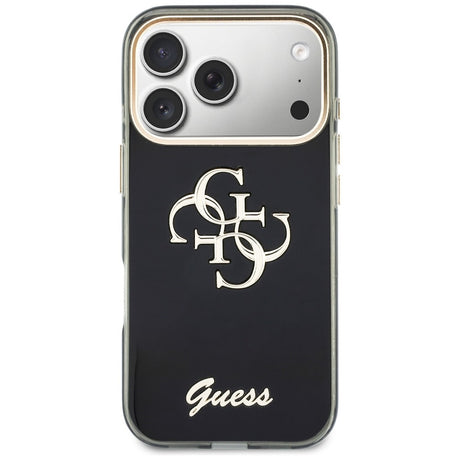 Guess iPhone 17 Pro Max/iPhone 18 Pro Max Kuori 4G Script Musta