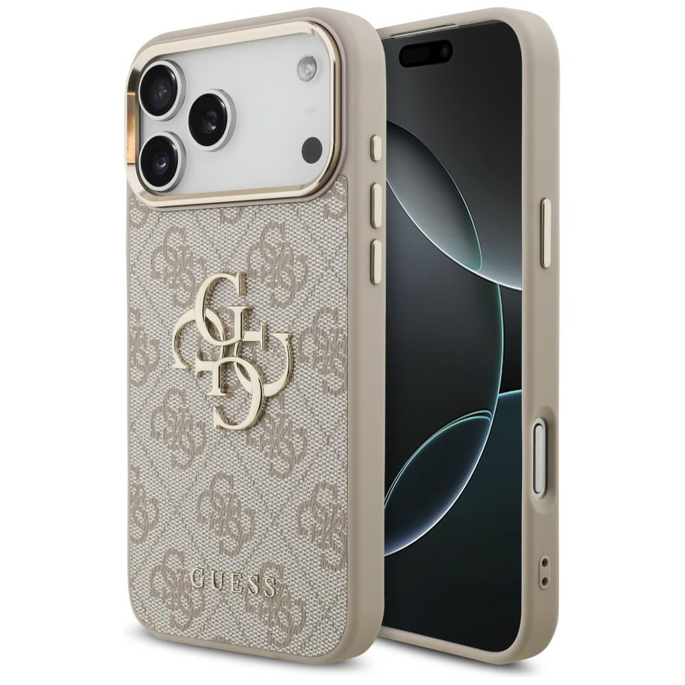 Guess iPhone 17 Pro Max/iPhone 18 Pro Max Kuori 4G Classic Logo Vaaleanpunainen