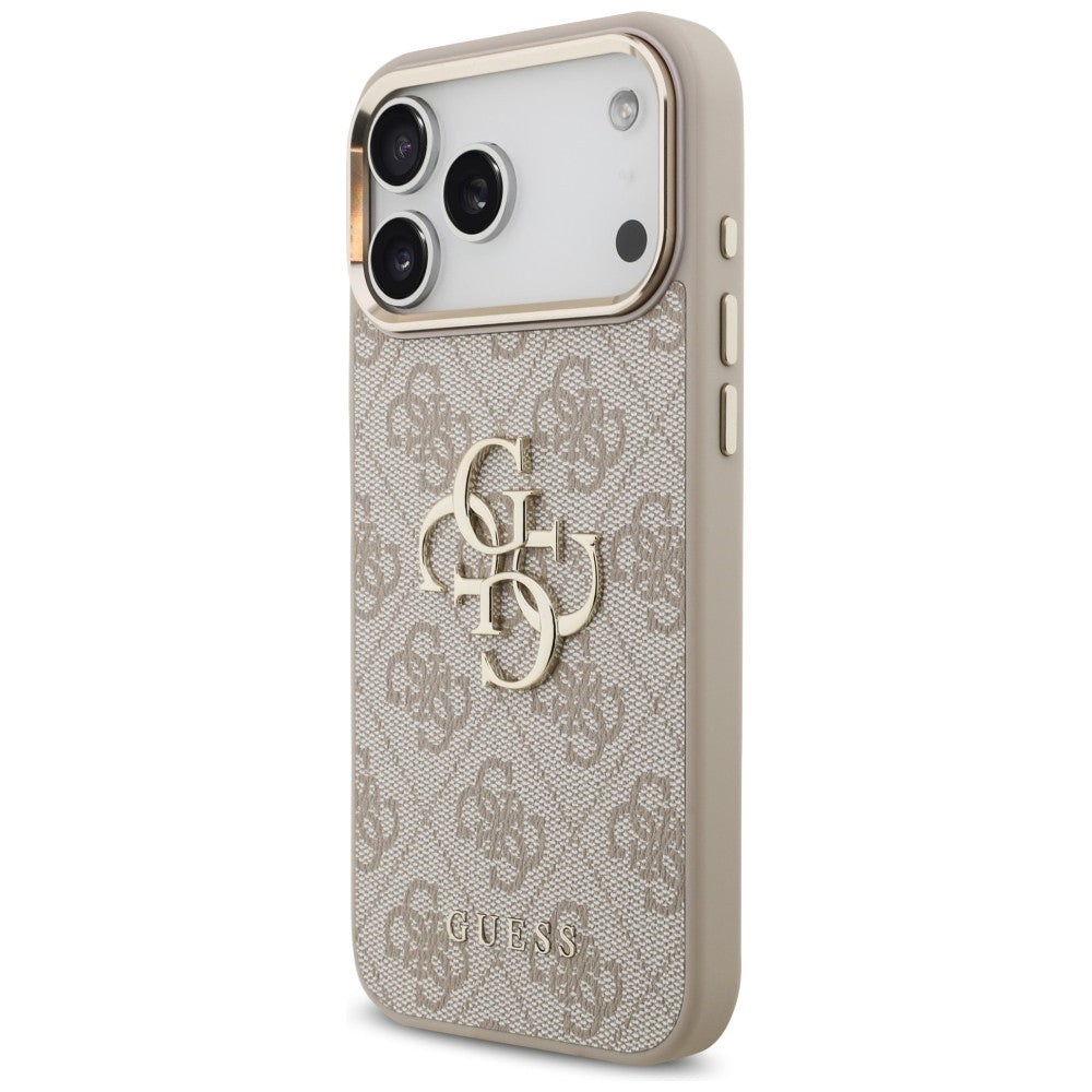 Guess iPhone 17 Pro Max/iPhone 18 Pro Max Kuori 4G Classic Logo Vaaleanpunainen