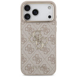 Guess iPhone 17 Pro Max/iPhone 18 Pro Max Kuori 4G Classic Logo Vaaleanpunainen