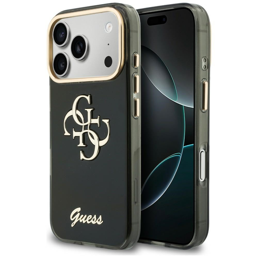 Guess iPhone 17 Pro/iPhone 18 Pro Kuori 4G Script Musta