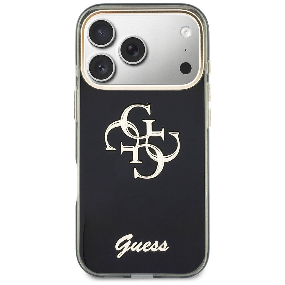 Guess iPhone 17 Pro/iPhone 18 Pro Kuori 4G Script Musta