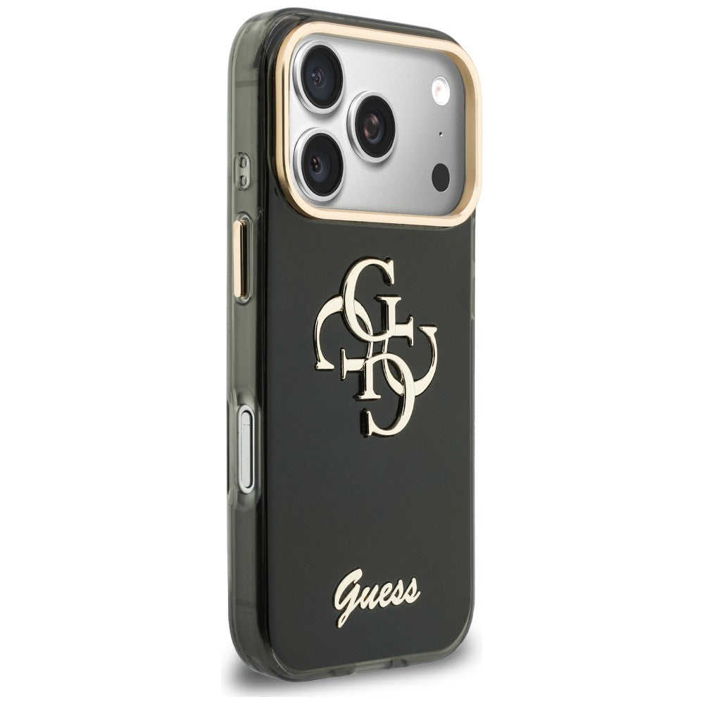 Guess iPhone 17 Pro/iPhone 18 Pro Kuori 4G Script Musta