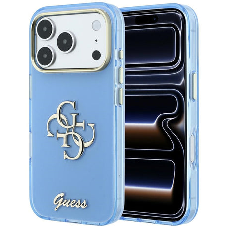 Guess iPhone 17 Pro/iPhone 18 Pro Kuori 4G Script Sininen