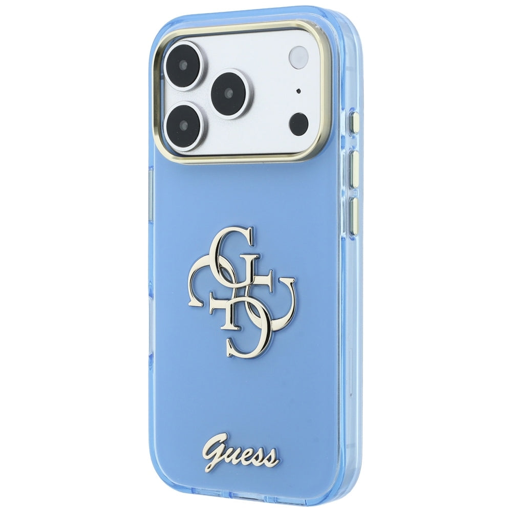 Guess iPhone 17 Pro/iPhone 18 Pro Kuori 4G Script Sininen