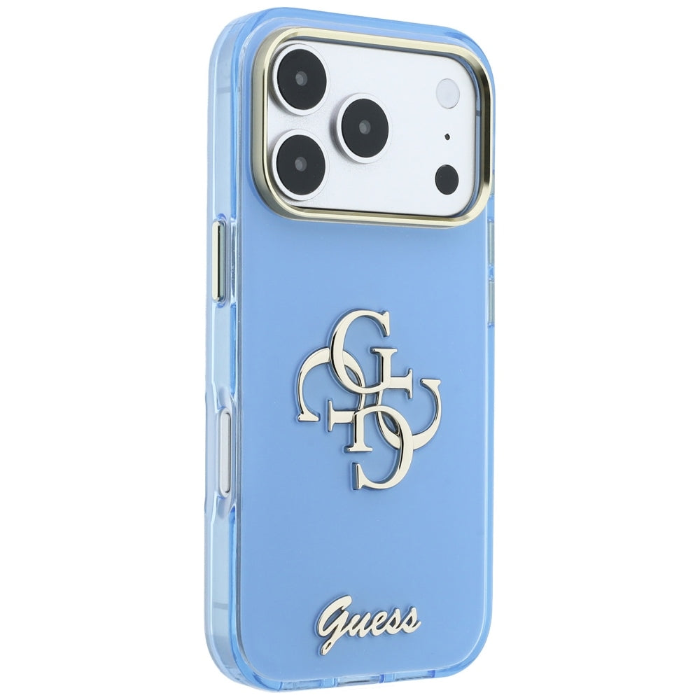 Guess iPhone 17 Pro/iPhone 18 Pro Kuori 4G Script Sininen