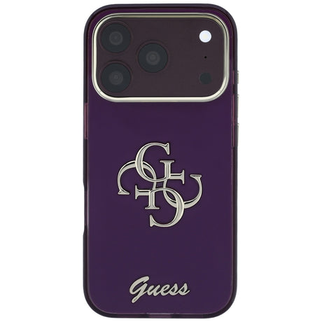 Guess iPhone 17 Pro/iPhone 18 Pro Kuori 4G Script Burgundy