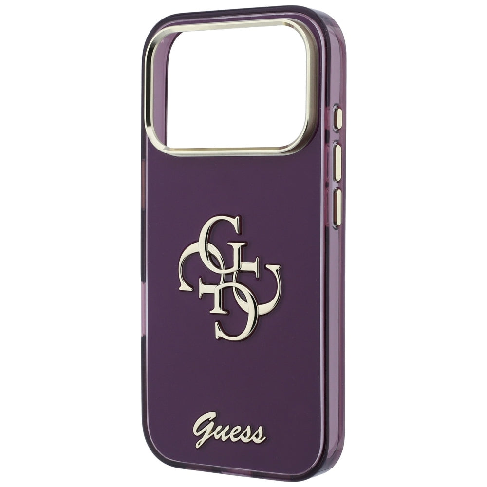 Guess iPhone 17 Pro/iPhone 18 Pro Kuori 4G Script Burgundy