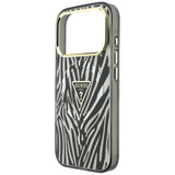 Guess iPhone 17 Pro/iPhone 18 Pro Kuori Zebra Glitter Hopea