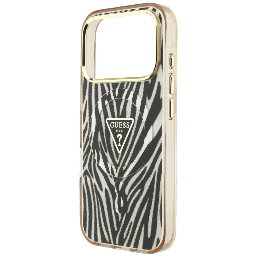 Guess iPhone 17 Pro/iPhone 18 Pro Kuori seepraglitter Kulta