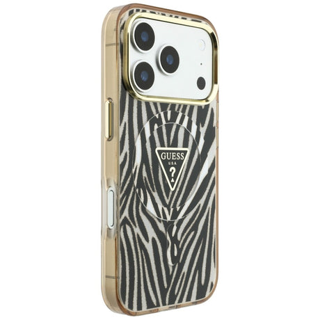 Guess iPhone 17 Pro Max/iPhone 18 Pro Max Kuori Seepraglitter Kulta
