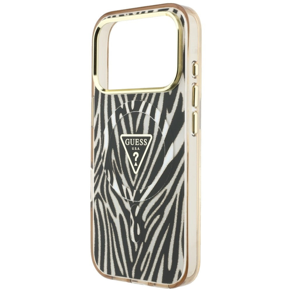 Guess iPhone 17 Pro Max/iPhone 18 Pro Max Kuori Seepraglitter Kulta