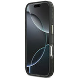 Guess iPhone 17 Pro/iPhone 18 Pro Kuori Leopard Glitter Musta