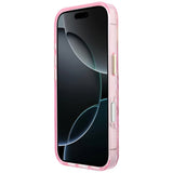 Guess iPhone 17 Pro/iPhone 18 Pro Kuori Glitter Blossom Roses Vaaleanpunainen