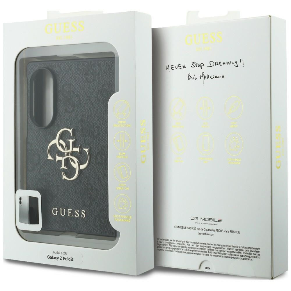 Guess Samsung Galaxy Z Fold 8 Kuori 4G Big Logo Musta