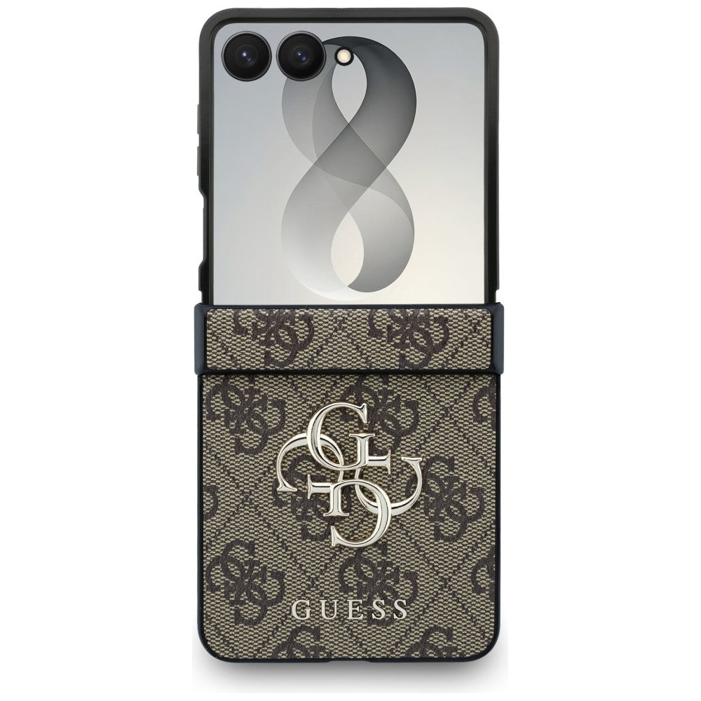 Guess Samsung Galaxy Z Flip 8 Kuori 4G Big Logo Ruskea