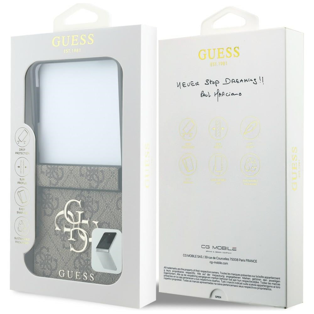 Guess Samsung Galaxy Z Flip 8 Kuori 4G Big Logo Ruskea