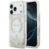 Guess iPhone 17 Pro/iPhone 18 Pro Kuori Resin Glitter Kulta