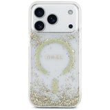 Guess iPhone 17 Pro/iPhone 18 Pro Kuori Resin Glitter Kulta