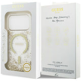 Guess iPhone 17 Pro/iPhone 18 Pro Kuori Resin Glitter Kulta