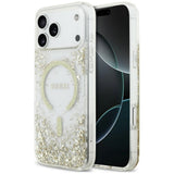 Guess iPhone 17 Pro Max/iPhone 18 Pro Max Kuori Resin Glitter Kulta