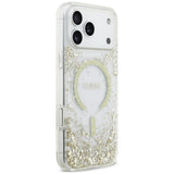 Guess iPhone 17 Pro Max/iPhone 18 Pro Max Kuori Resin Glitter Kulta