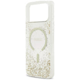 Guess iPhone 17 Pro Max/iPhone 18 Pro Max Kuori Resin Glitter Kulta