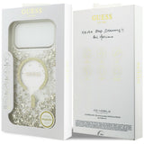 Guess iPhone 17 Pro Max/iPhone 18 Pro Max Kuori Resin Glitter Kulta