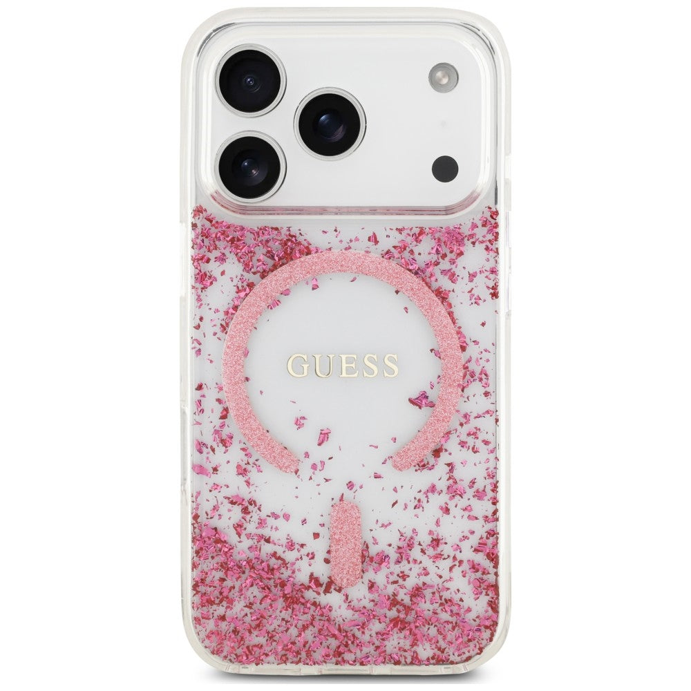 Guess iPhone 17 Pro/iPhone 18 Pro Kuori hartsikimalle Vaaleanpunainen
