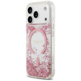 Guess iPhone 17 Pro Max/iPhone 18 Pro Max Kuori Resin Glitter Vaaleanpunainen