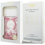 Guess iPhone 17 Pro Max/iPhone 18 Pro Max Kuori Resin Glitter Vaaleanpunainen