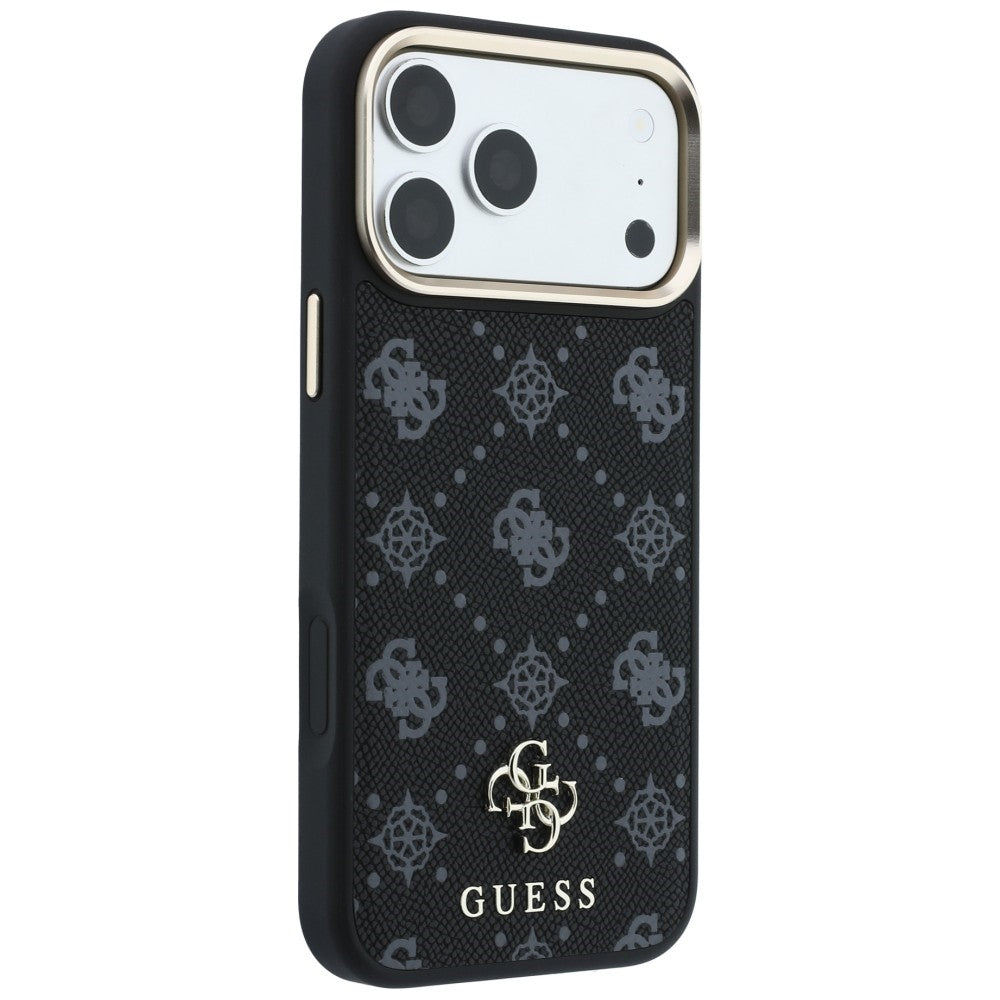 Guess iPhone 17 Pro Max/iPhone 18 Pro Max Kuori 4G Pioni Musta