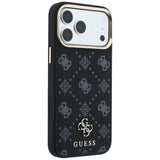 Guess iPhone 17 Pro Max/iPhone 18 Pro Max Kuori 4G Pioni Musta