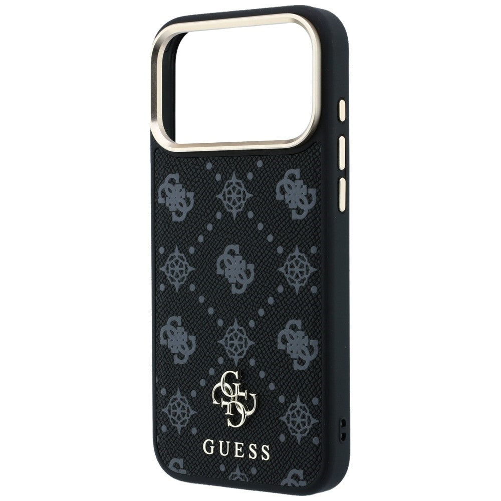 Guess iPhone 17 Pro Max/iPhone 18 Pro Max Kuori 4G Pioni Musta