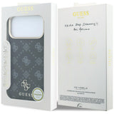 Guess iPhone 17 Pro Max/iPhone 18 Pro Max Kuori 4G Pioni Musta