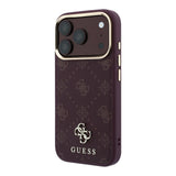 Guess iPhone 17 Pro/iPhone 18 Pro Kuori 4G Peony Burgundy