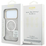 Guess iPhone 17 Pro Max/iPhone 18 Pro Max Kuori Ring Stand 4G Classic Logo Vaaleanpunainen