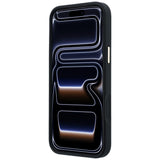 Guess iPhone 17 Pro/iPhone 18 Pro Kuori Ring Stand 4G Classic Logo Musta